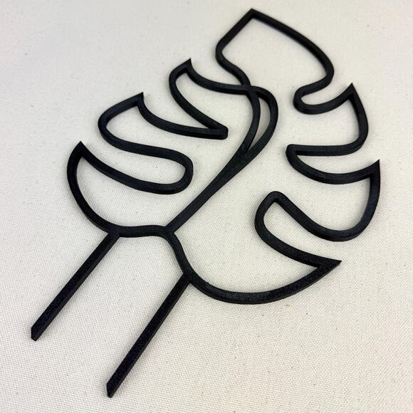 Plant Trellis, Monstera Inspired Plant Support, Indoor Garden Decor, 11.5" tall - Picture 7 of 8